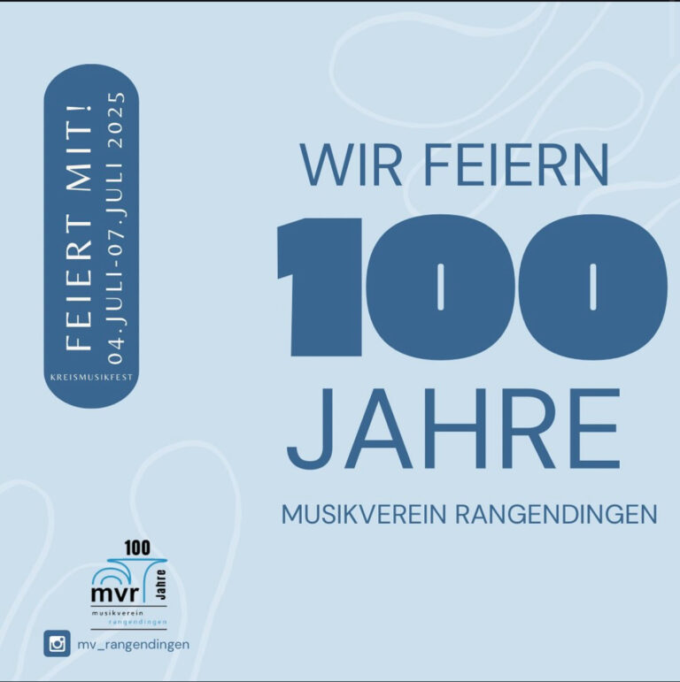 100 Jahre MV Rangendingen