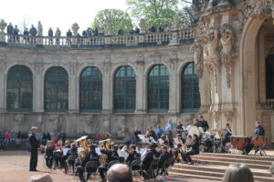 2014 Jugendkapelle Reisen Dresden Zwinger Konzert
