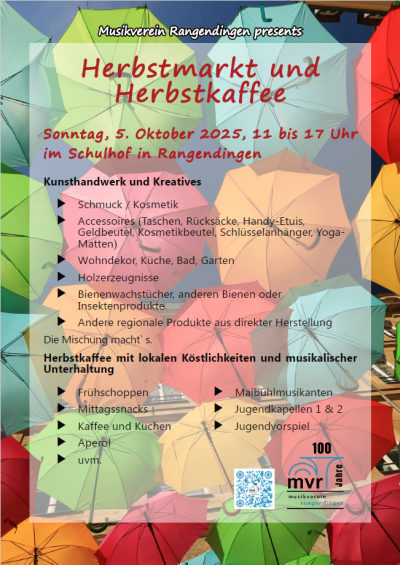 MVR Herbstmarkt Flyer II MVR Herbstmarkt Flyer II